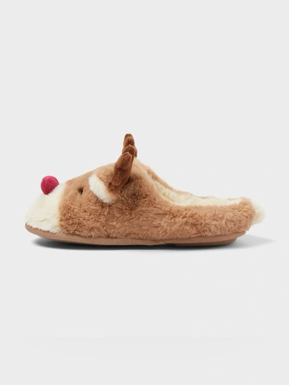 Wondershop Kids' Reindeer Slippers -Unisex Sz 7/8